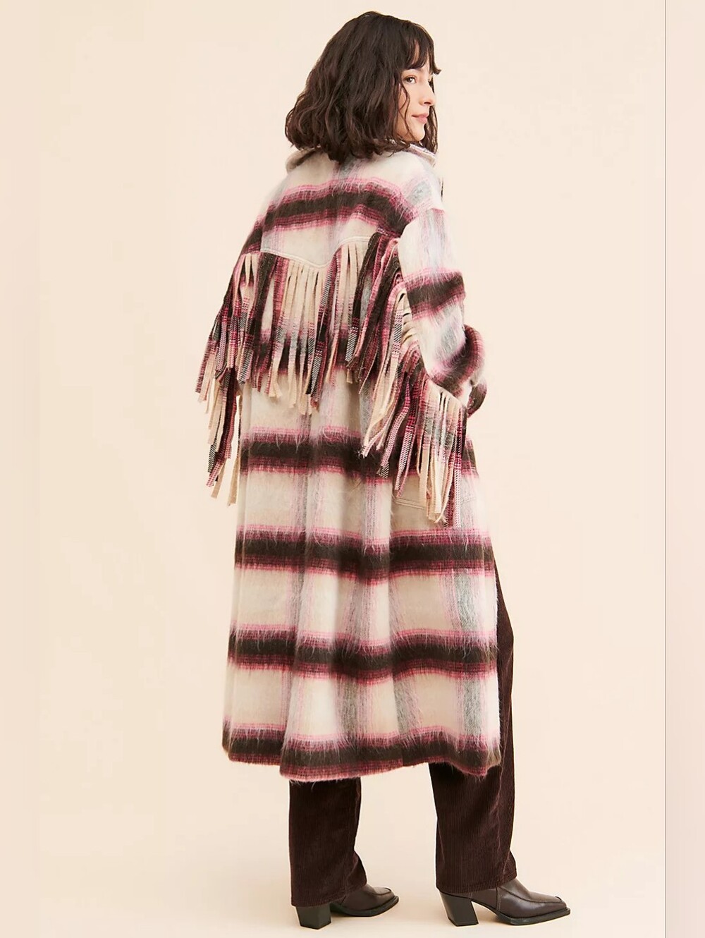 Free People Pressley Fringe Coat, Size XS/S